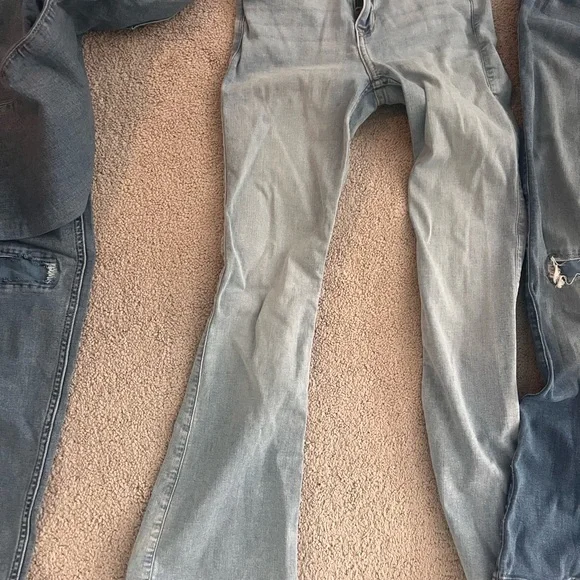 Abercrombie Kids Girls Jeans Bundle – Size 9/10 LONG (3 Pairs!) ✨ - Picture 6 of 9